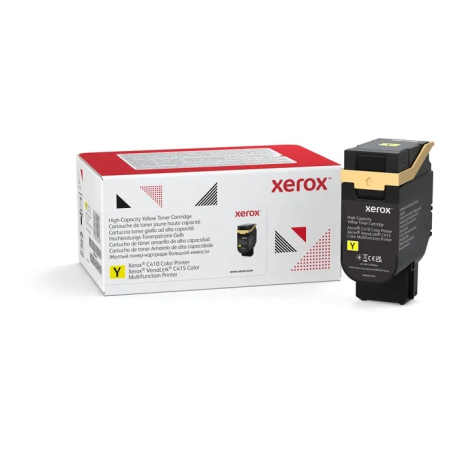 Cartouche toner jaune Xerox emballée