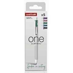 ✅ Uni-ball UMN-S-07 Lot de 5 Stylos à Encre Gel - Pointe Bille 0,7 mm - Écriture Ultra Fluide - Prise en Main en stock