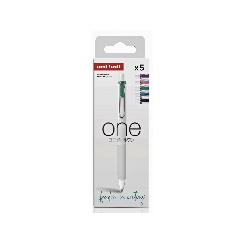 Stylos gel Uni-ball UMN-S-07 0,7 mm | Lot de 5 - Papeterie