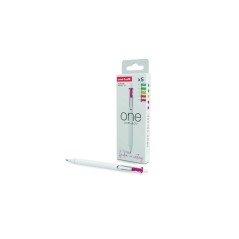 ✅ Uni-ball UMN-S-07 Lot de 5 Stylos à Encre Liquide - Pointe Bille 0,7 mm - Écriture Ultra Fluide - Prise en M en stock