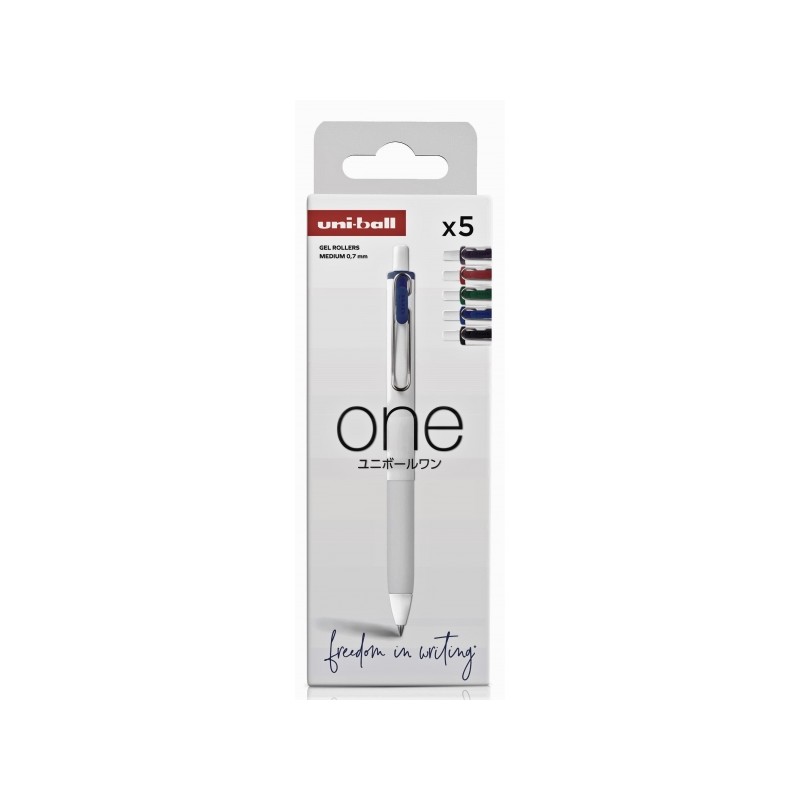 Stylos gel Uni-ball UMN-S-07 0,7 mm x5 - marque de papeterie