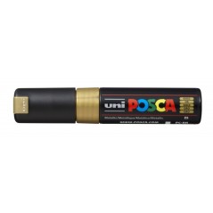 ✅ LOT de 6 Posca PC-8K Marqueur peinture – Pointe biseautée en acrylique 8 mm – Encre à base d'eau – Ré en stock
