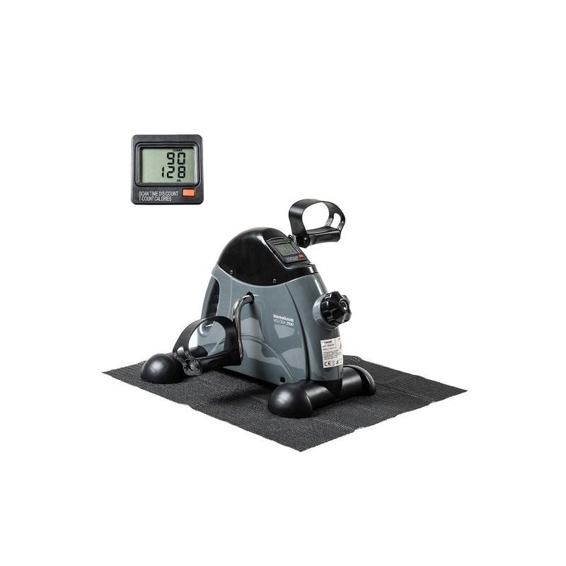 Pédalier d'exercice stationnaire Innovagoods Velora 2100 pour les jambes et les bras - Compteur LCD numérique - Résistance