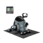 Pédalier d'exercice stationnaire Innovagoods Velora 2100 pour les jambes et les bras - Compteur LCD numérique - Résistance