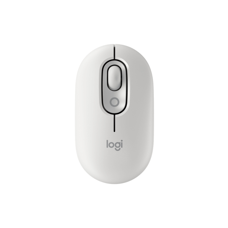 Souris sans fil Logitech POP 1000 dpi - 4 boutons - Multi-appareils - Blanc cassé