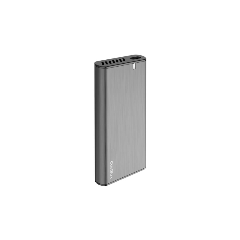Boîtier SSD externe Coolbox MiniChase NS31 M.2 NVMe/SATA - USB-C 3.2 Gen2 - Aluminium - Gris