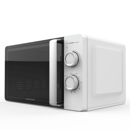 Micro-ondes à plat Cecotec Proclean 3110 sans plateau tournant - Puissance 700 W - Capacité 20 L - Grill 800 W - Revêtement