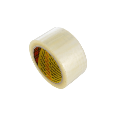 LOT de 6 Ruban adhésif d'emballage Scotch 371 50 mm x 66 m - Transparent