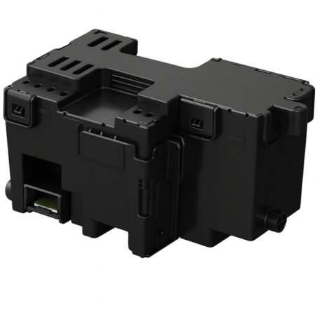 boîtier noir avec des fentes de ventilation