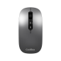 Souris sans fil Coolbox W02 - Bluetooth et RF 2,4 GHz - Ultra légère - Bouton d'accès copilote - Rechargeable par USB-C - DPI