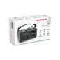 Radio solaire portable Thomson SOS - AM/FM - Batterie 8000 mAh - Lampe torche d'urgence - 3 modes de charge - Fonction