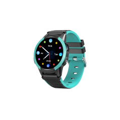Montre connectée Savefamily Slim pour enfants avec GPS et appels – IPX7 – Caméra latérale – Écran IPS 1,28" – Verte