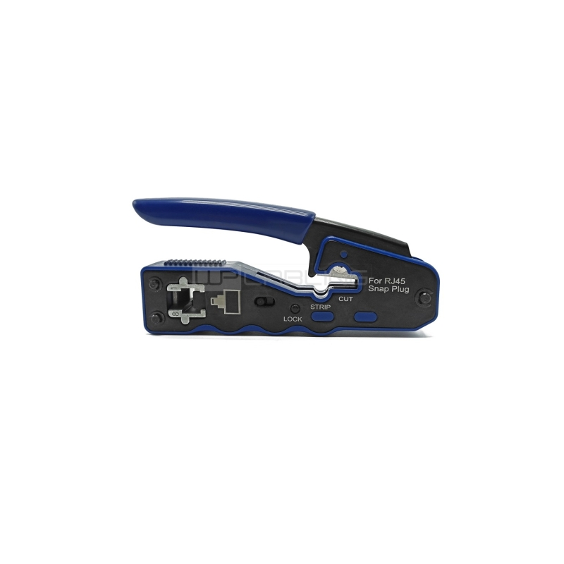 Pince à sertir WP RJ45 avec dénudeur de fils - Noir et bleu