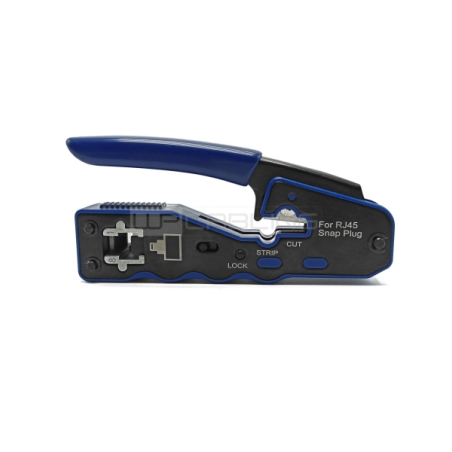 Pince à sertir WP RJ45 avec dénudeur de fils - Noir et bleu