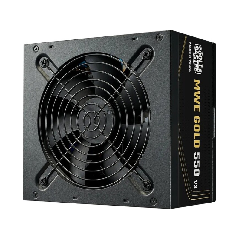 Bloc d'alimentation Cooler Master 80 Plus Gold 550 W ATX 3.1 - PFC actif - Ventilateur 120 mm