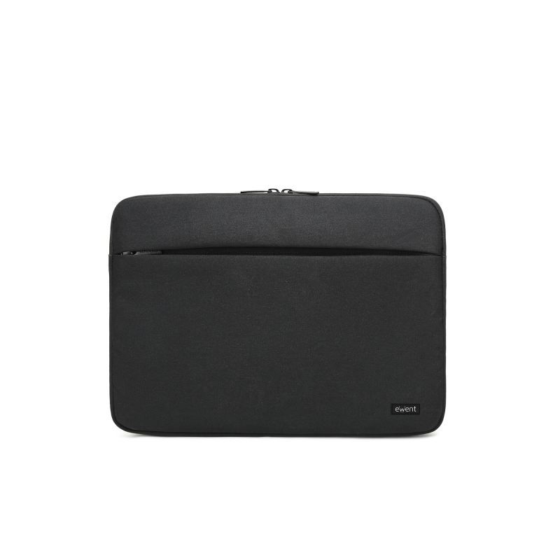 Housse Ewent pour ordinateur portable jusqu'à 14,1" - Polyester - Compartiment supplémentaire - Noir