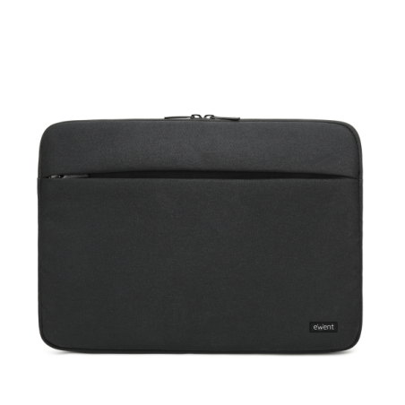 Housse Ewent pour ordinateur portable jusqu'à 14,1" - Polyester - Compartiment supplémentaire - Noir
