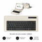 Étui universel Bluetooth Subblim Keytab Pro 9-10,1" - Design ultra-fin - Support réglable - Système magnétique - Durable et