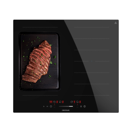 Plaque de cuisson à induction encastrable Cecotec Bolero Squad I 4001 Flex - 7200 W - Verrouillage de sécurité - Minuteur