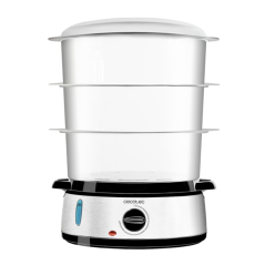 Cuiseur vapeur multifonctionnel Cecotec Vapovita 3000 Inox - 800 W - Acier inoxydable - Capacité 9 L - 3 récipients