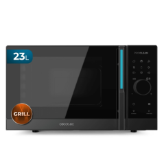 Micro-ondes Cecotec ProClean 6120 - 800 W - Capacité 23 L - Commandes tactiles numériques - Gril 1000 W - 5 niveaux de