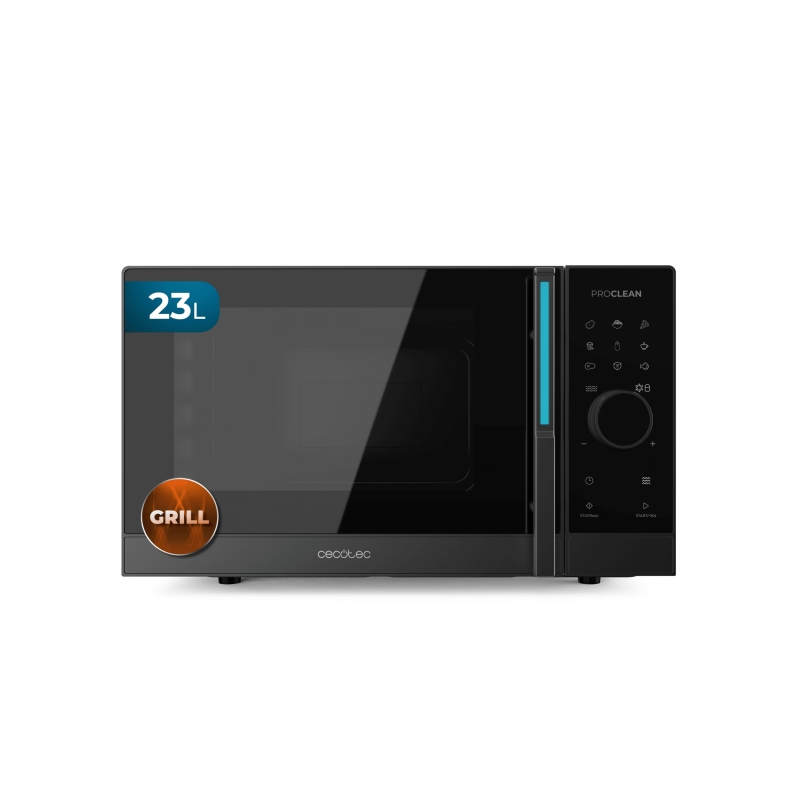 Micro-ondes Cecotec ProClean 6120 - 800 W - Capacité 23 L - Commandes tactiles numériques - Gril 1000 W - 5 niveaux de