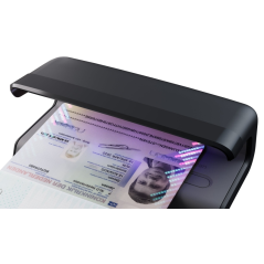 Détecteur de faux billets Safescan 55 LED UV - Réflecteur intégré - Convient aux passeports, cartes d'identité et cartes de