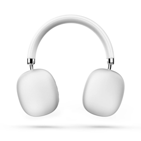 Casque Bluetooth 5.4 Energy Sistem Style - Basses profondes - Connexion multipoint - Assistant vocal - Lecteur MicroSD - Argent