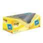 Lot de 20 blocs de 100 notes autocollantes repositionnables Post-It - Forme carrée - 76 x 76 mm - Jaune clair