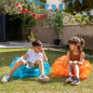 Innovagoods Bumpoy Lot de 2 bulles gonflables de 62 cm - Imperméables - Patch de réparation inclus - PVC - Bleu et orange