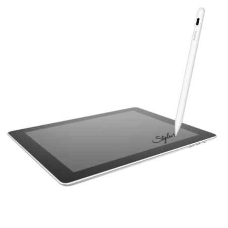 Stylet Hama Scribble Active pour iPad - Longueur : 165 mm - Fonction écriture manuscrite - Blanc