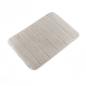 Tapis de bain viscoélastique Innovagoods - Antidérapant - Super absorbant - Facile à nettoyer - 55 x 40 x 1 cm - Blanc