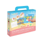 Kit de peinture sur sable Jovi Kawaii avec 8 pots de sable + 1 perforatrice + 3 feuilles de motifs Kawaii - Couleurs assorties