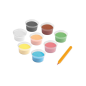 Kit de peinture sur sable Jovi Kawaii avec 8 pots de sable + 1 perforatrice + 3 feuilles de motifs Kawaii - Couleurs assorties