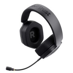 Casque sans fil Trust GXT 493PS Carus pour PS5 - Bluetooth - Jusqu'à 70 heures d'autonomie - Noir