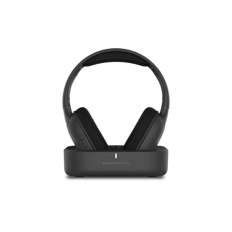Casque TV Energy Sistem SoundReel - Connexions RF, Bluetooth, optique et jack - Jusqu'à 18 heures d'autonomie - Compatible avec