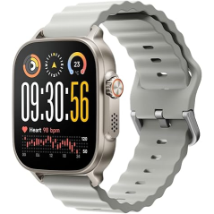 Montre connectée Realme Watch 5 - Écran AMOLED 1,97" - Étanchéité IP68 - Jusqu'à 16 jours d'autonomie - Boîtier en aluminium