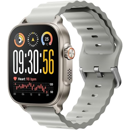 Montre connectée Realme Watch 5 - Écran AMOLED 1,97" - Étanchéité IP68 - Jusqu'à 16 jours d'autonomie - Boîtier en aluminium