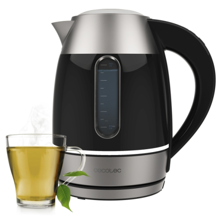 Bouilloire électrique Cecotec Thermosense 400 VisionLight - 2200 W - Capacité 1,7 L - Commandes tactiles - 7 niveaux de