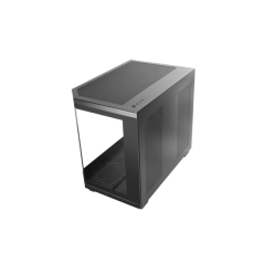 Boîtier tour ultra-compacte Mars Gaming MC-3TCOREM - Compatible MicroATX/Mini-ITX - Triple vitrage trempé - Double caméra - 5