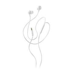 Écouteurs intra-auriculaires NGS CROSS DRIFT avec microphone - Jack 3,5 mm - Bouton multifonction - Couleur blanche