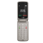 Téléphone portable senior Gigaset GL595 - Écran 2,8" - Clapet - IP44 - Base de chargement - Gris