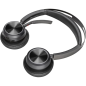 Casque Plantronics/Poly Voyager Focus 2 MS Bluetooth 5.1 avec microphone - Réduction du bruit - Coussinets d'oreille rembourrés