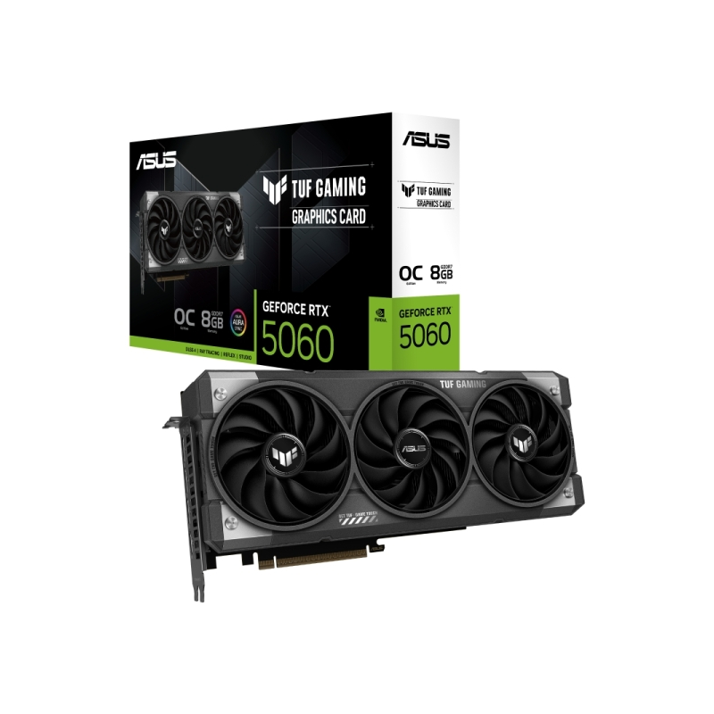 Carte graphique Asus TUF Gaming GeForce RTX 5060 OC Edition 8 Go GDDR7