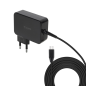 Chargeur pour ordinateur portable Tooq GaN USB-C/PD 100 W - Câble de 1,80 m - Noir