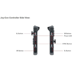 Manette Joy-Con droite Nintendo pour Nintendo Switch - Vibrations HD - Capteur de mouvement - Accéléromètre et gyroscope