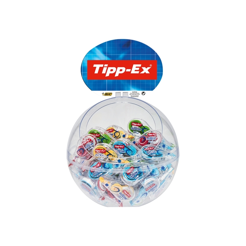Présentoir Tipp-Ex Mini Pocket Mouse 40 rubans correcteurs 5mm x 6m