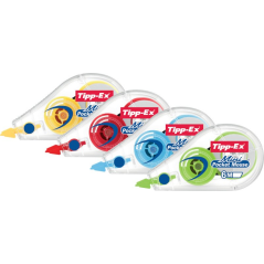 quatre souris correctrices Tipp-Ex colorées