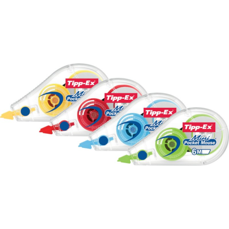 Présentoir Tipp-Ex Mini Pocket Mouse 40 rubans correcteurs 5mm x 6m