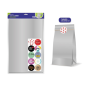 Lot de 10 enveloppes Bismark en papier kraft 50 g/m² avec 10 autocollants de fermeture - Dimensions 30 x 47 x 8 cm - Idéal pour